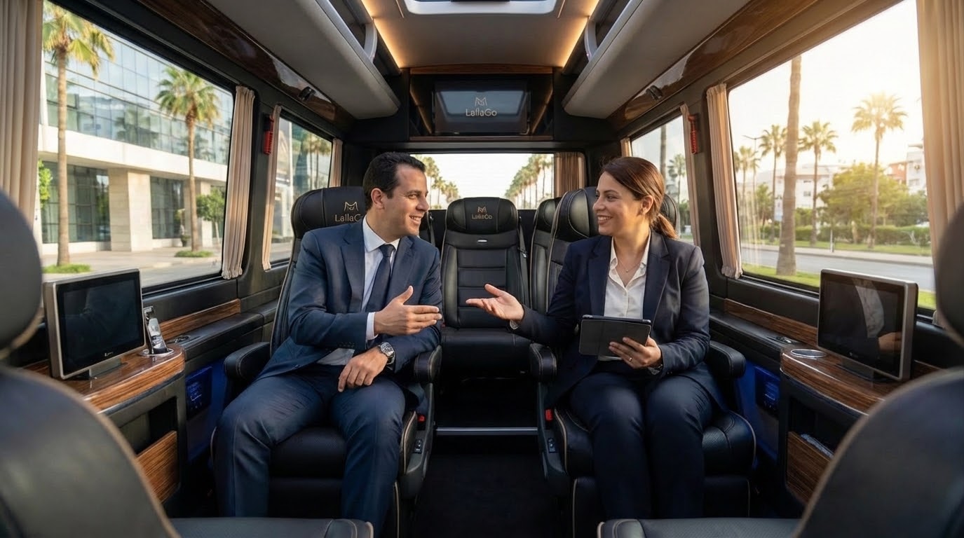 VIP shuttle experience for business delegates in Morocco